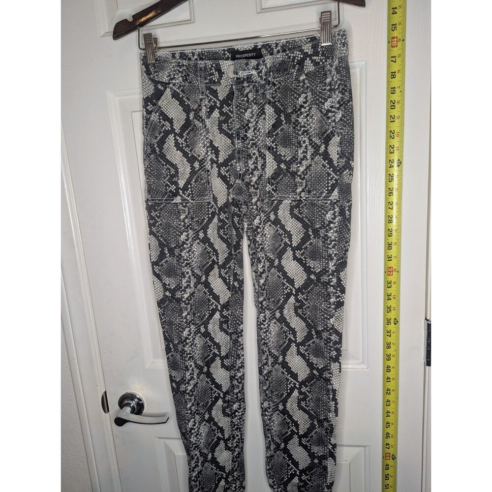 Prosperity Womens Size Small Jeans Black Joggers Jeans Patterned